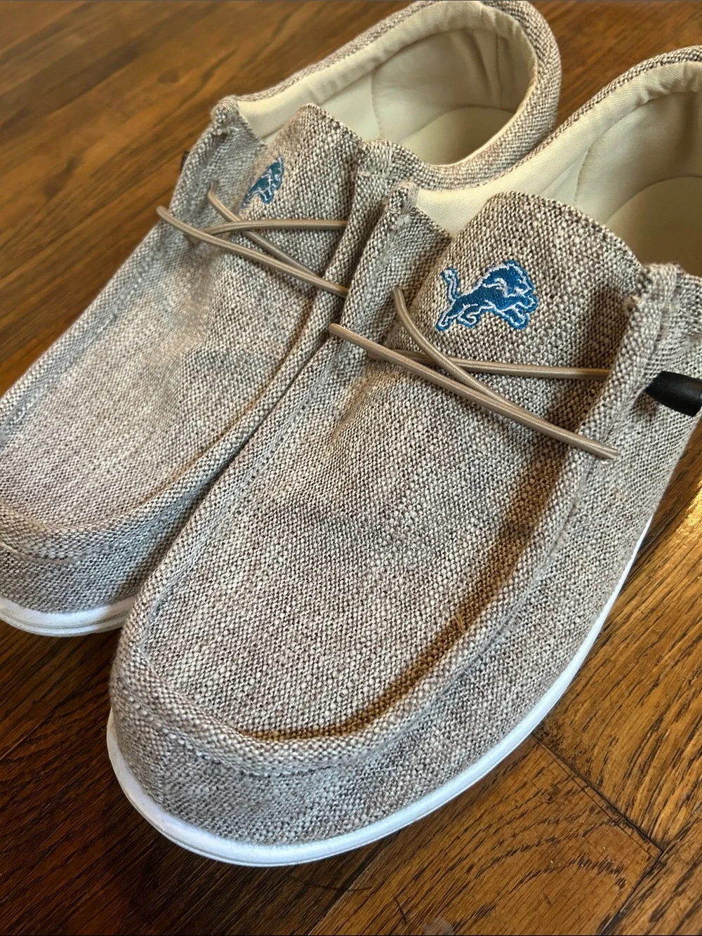 Detroit Lions Hey Dude-style Slip On Loafers